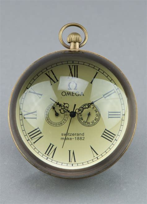 omega crystal ball clock 1882 price|1882 omega ball clock.